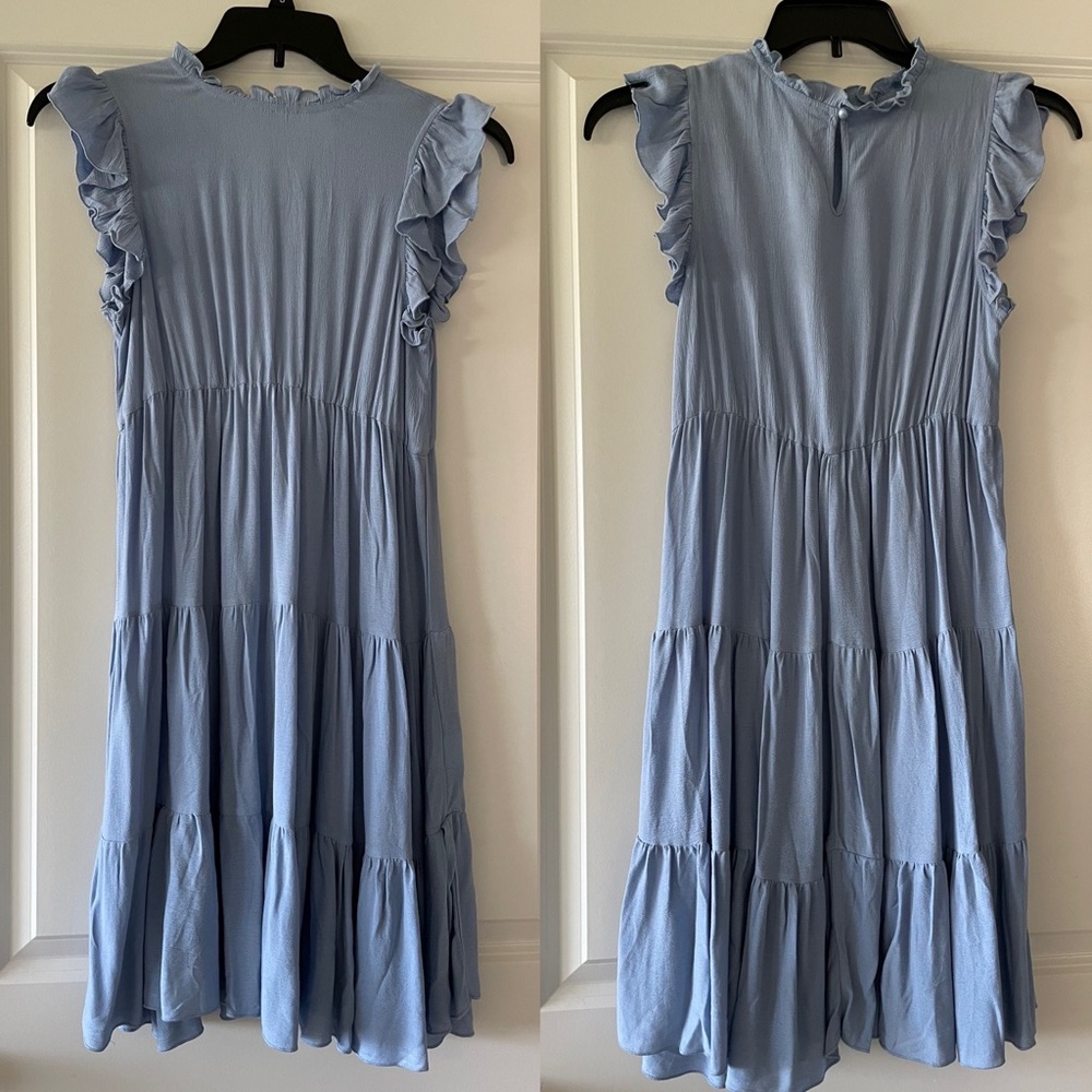 Baby Blue Maternity Dress